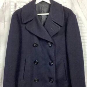 Vintage WWII military pea coat